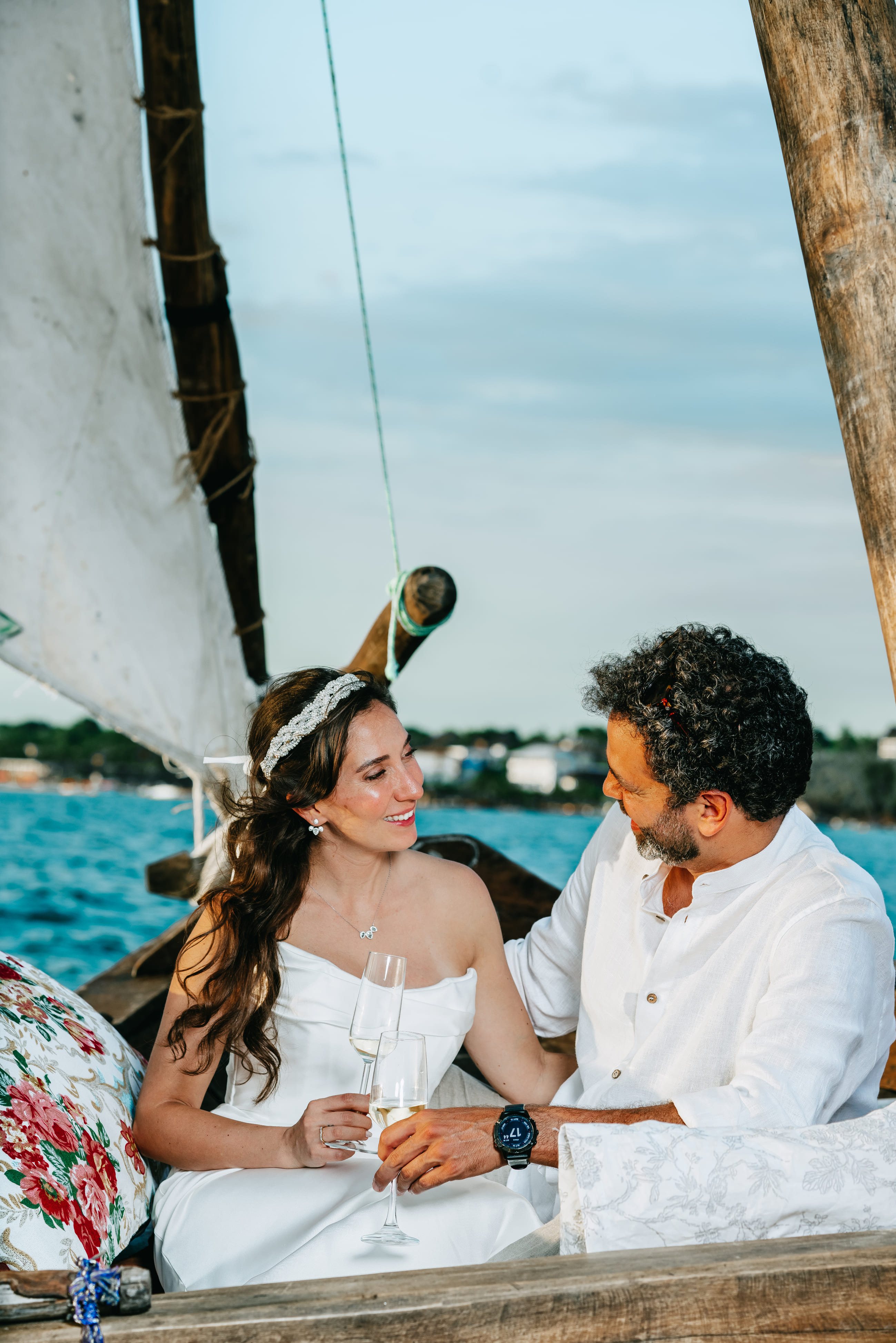 Sunset views from dhow